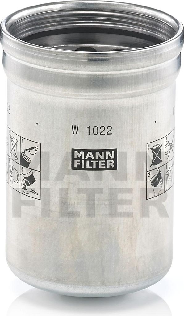 Filtr oleju MANN-FILTER W 1022 Zdjęcie produktu 