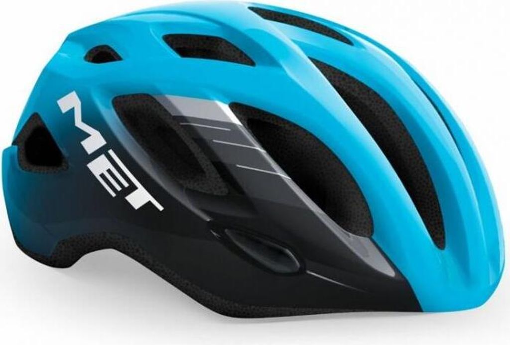 Met Helm Idolo Cyan Blue/Schwarz -60/64