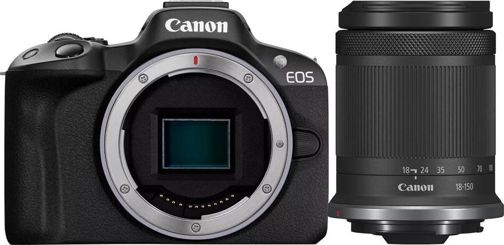 Canon EOS R50, 24,2 MP, 6000 x 4000 Pixel, CMOS, 4K Ultra HD, Touchscreen, Schwarz