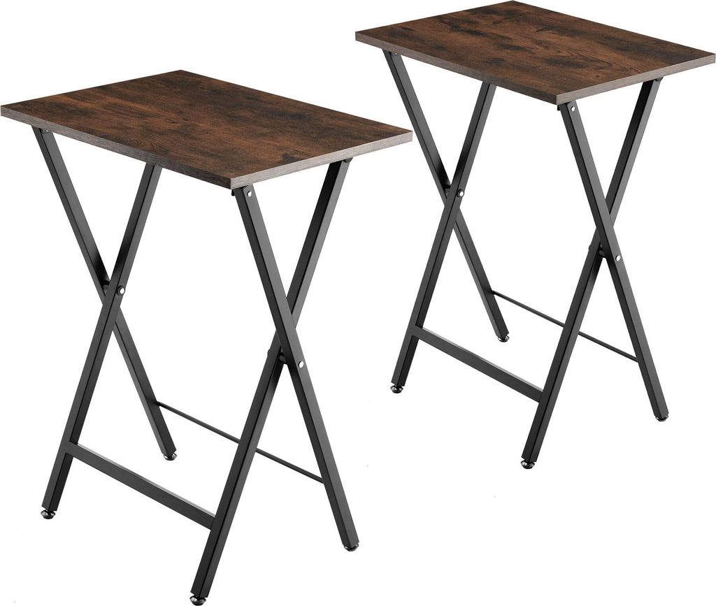 tectake 2er Set Beistelltische Phoenix klappbar