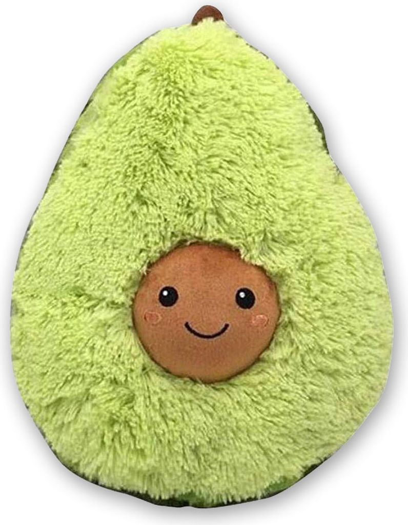 TE-Trend Kuscheltier 20 cm Avocado Kissen Deko Zierkissen