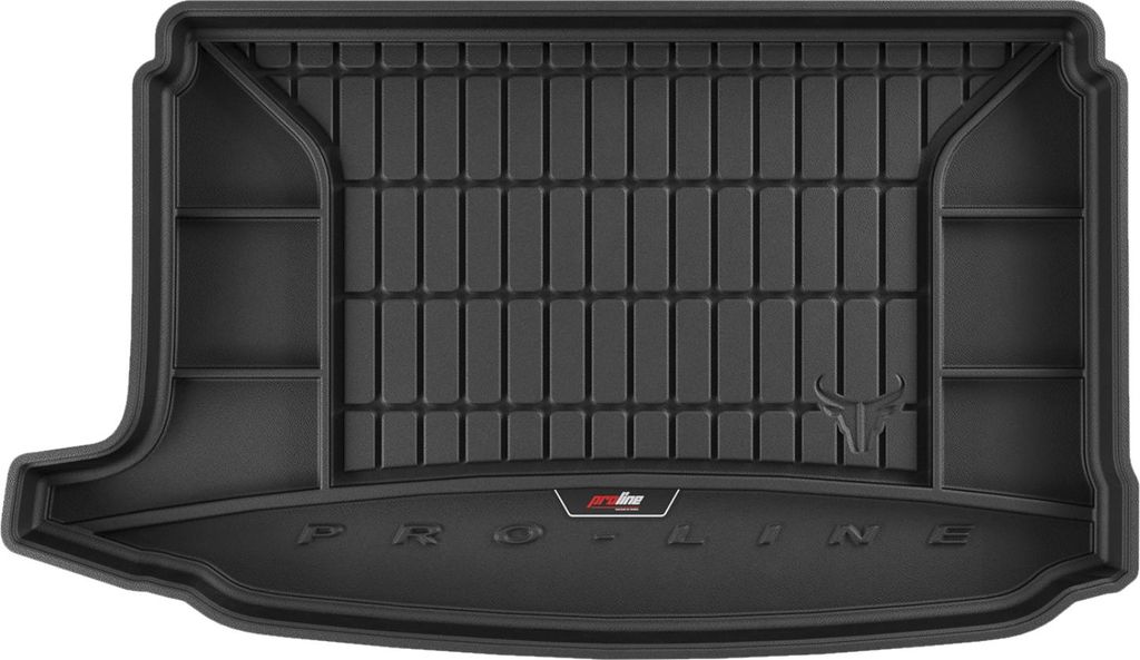 FROGUM Gummi Kofferraummatte Kofferraumwanne für Volkswagen Polo V 2009-2017