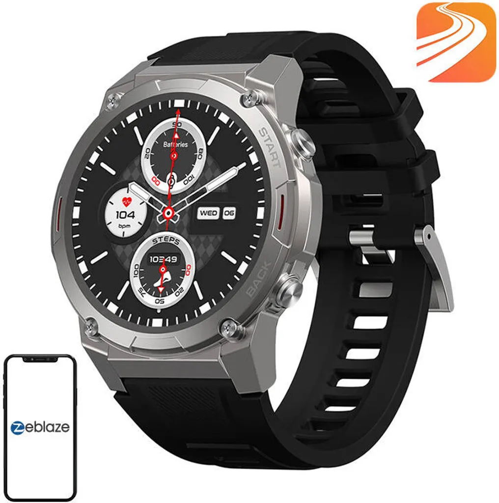 Zeblaze VIBE 7 Pro Smartwatch Silver Resistente | Chiamate e Notifiche