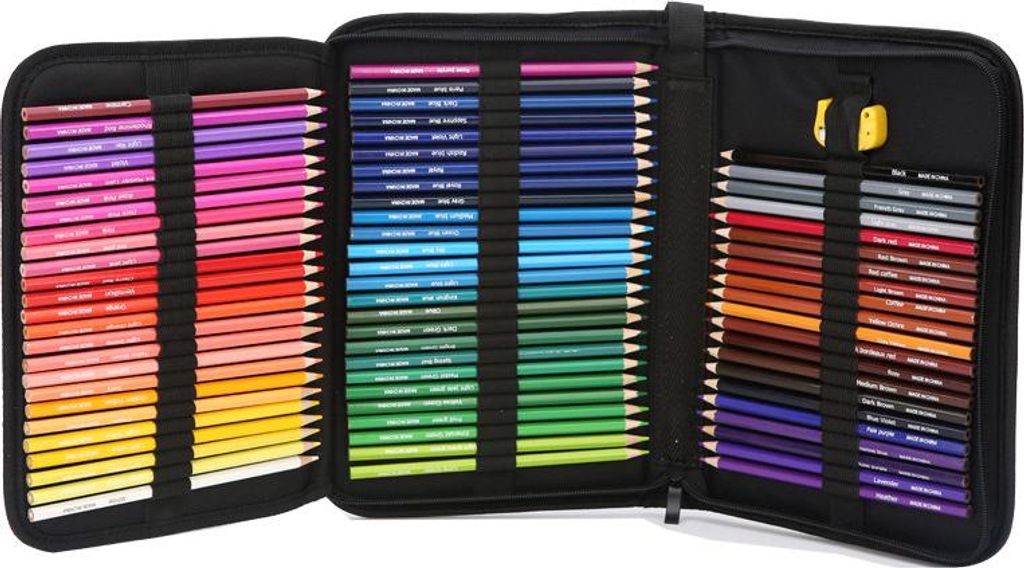 INF 72 Buntstifte auf Ölbasis mit tragbarem Etui