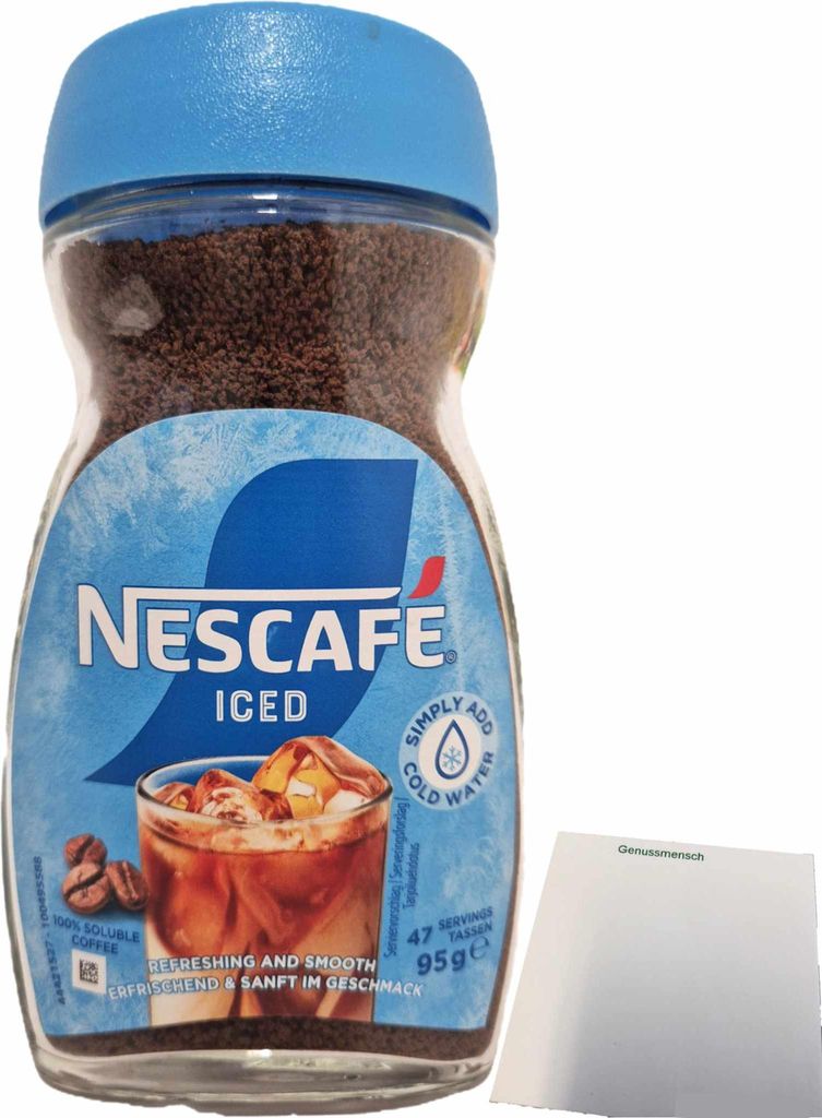 Nescafe Iced (95g Glas) + usy Block Produktbild 
