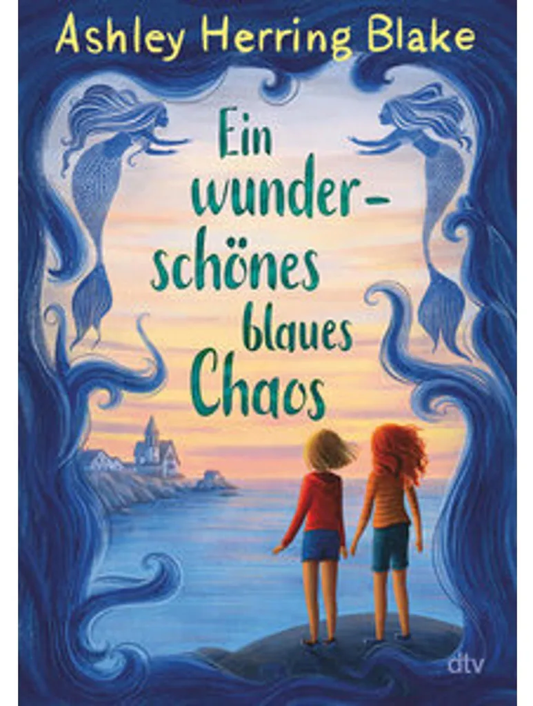 Décorez un mur vide avec Ein wunderschönes blaues Chaos œuvre moderne