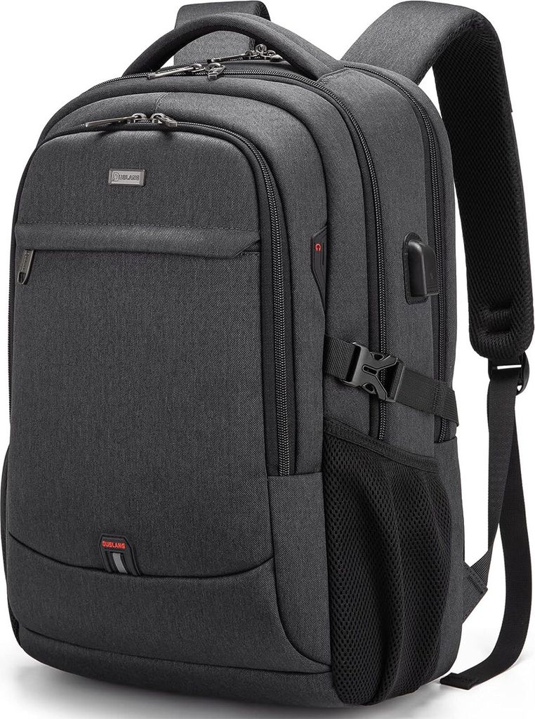 MODFU Laptoprucksack Laptop Rucksack Wasserbeständig Laptoptasche für 18 zoll Laptop mit USB-Anschluss, Anti-Diebstahl, Backpack mit Laptopfach,S...