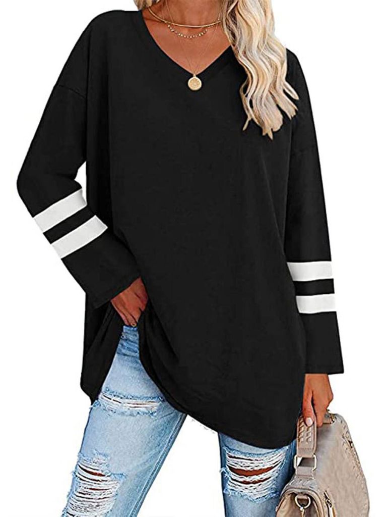 V-Ausschnitt Pullover | Dunkles Türkis