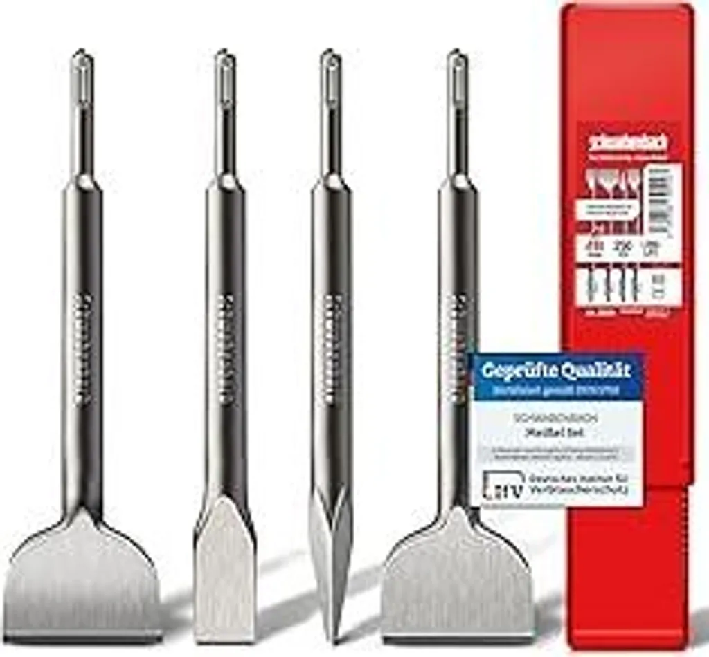 Kit Scalpelli SCHWABENBACH SDS PLUS - Robusti per Tassellatore