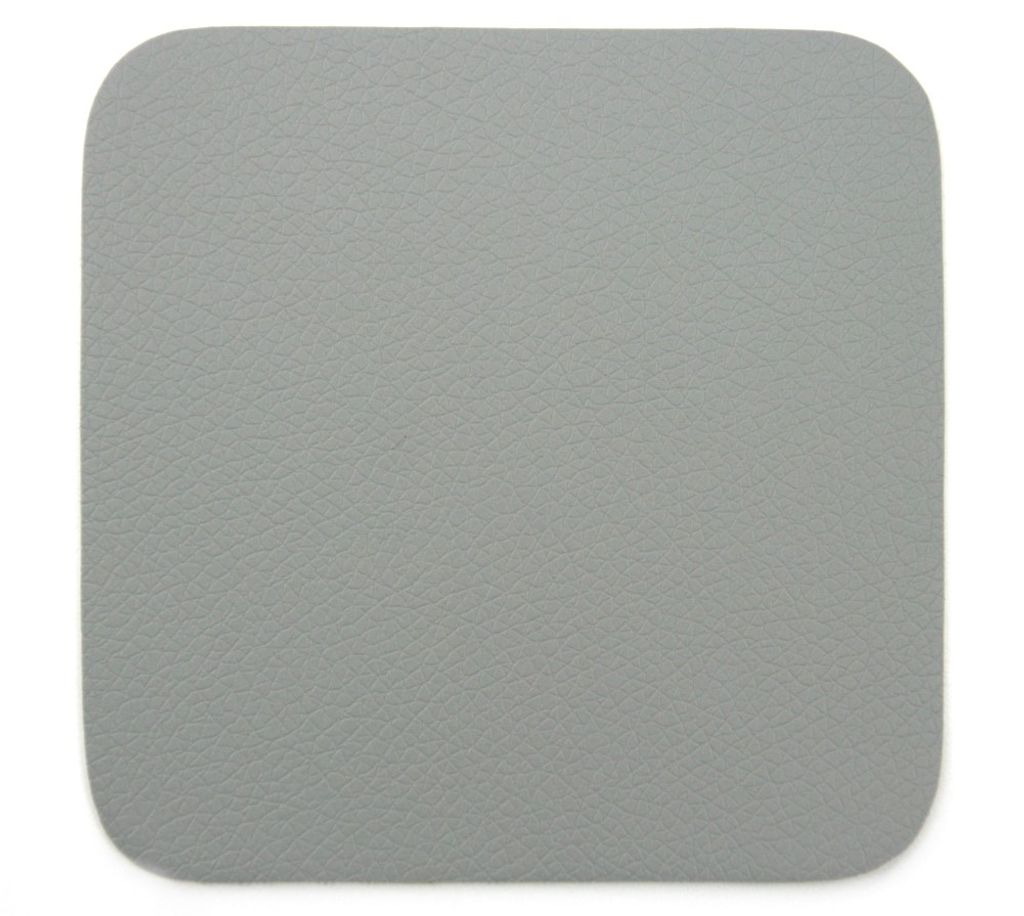 Glasuntersetzer Lederoptik cement