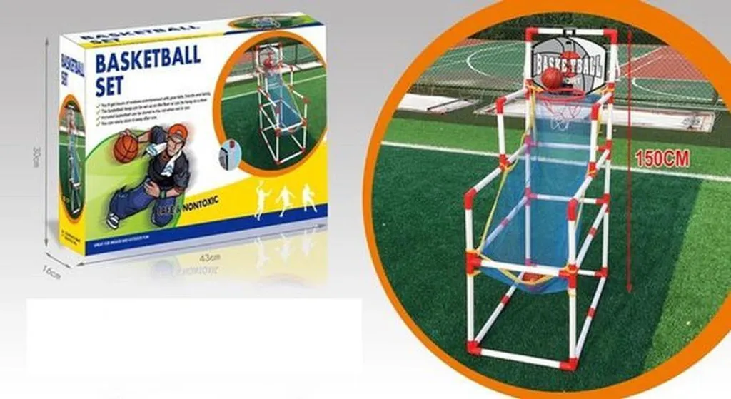 Panier de basket extérieur pour enfant - Jeu de sport à rebond actif
