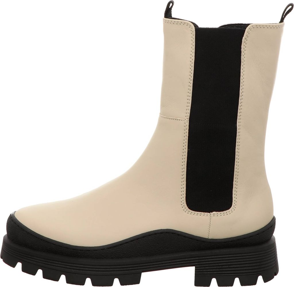 Gabor Comfort Chelsea Boot - Beige Glattleder Größe: 39 Normal