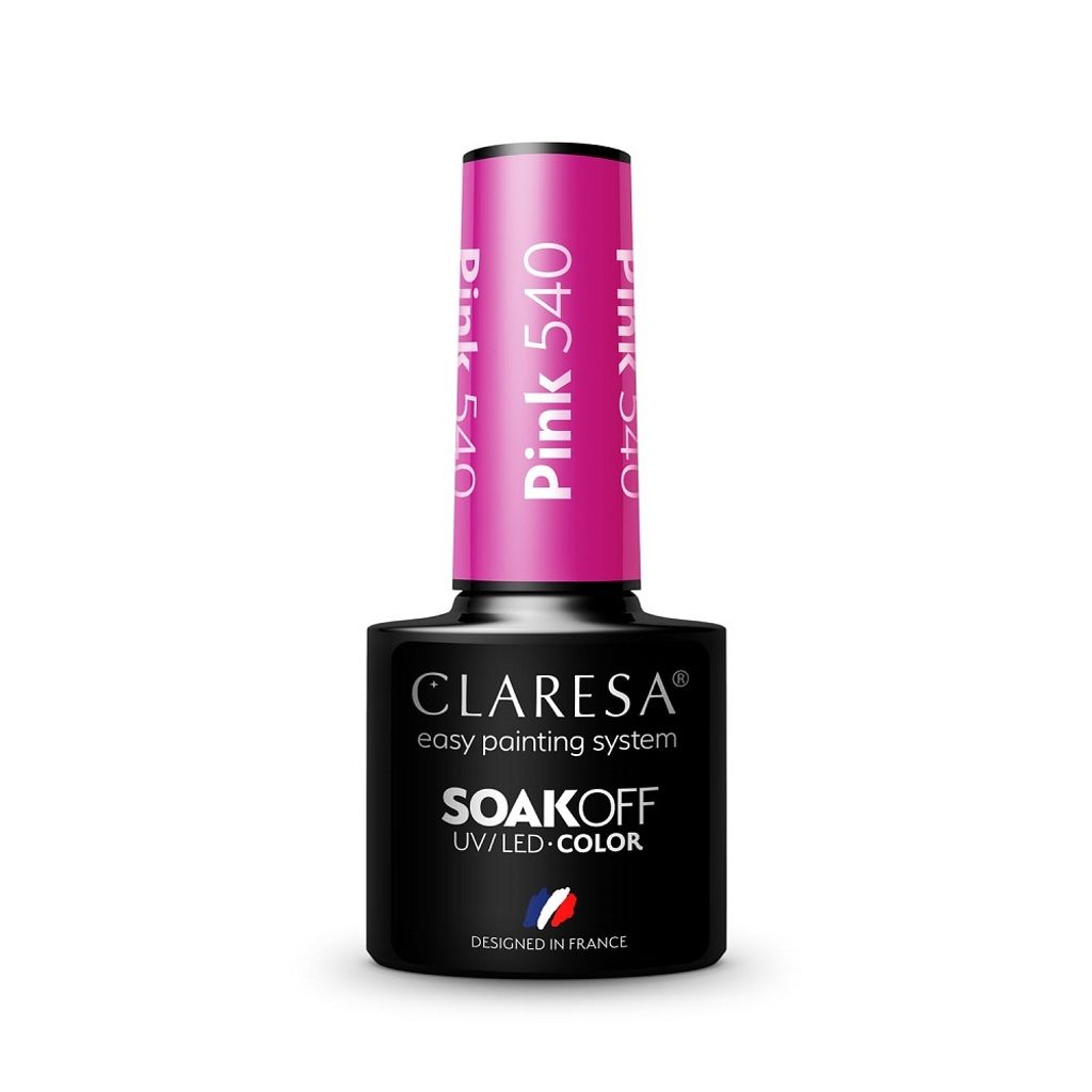 CLARESA Hybridní gel lak na nehty PINK 540 -5g Obrázek produktu 