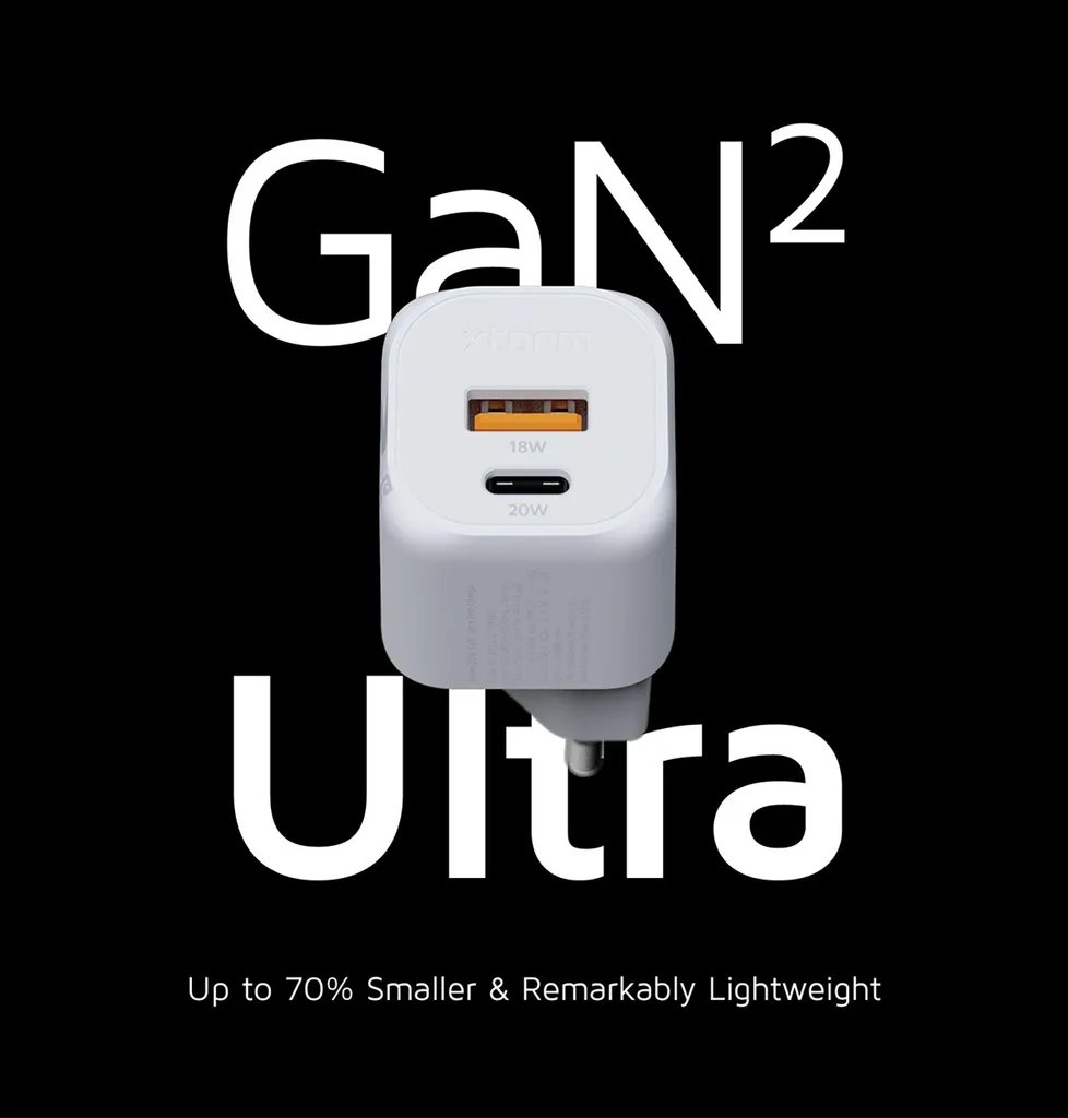 Chargeur Mural 20W GaN2 Ultra Xtorm Blanc - Technologie de Charge Rapide - 21