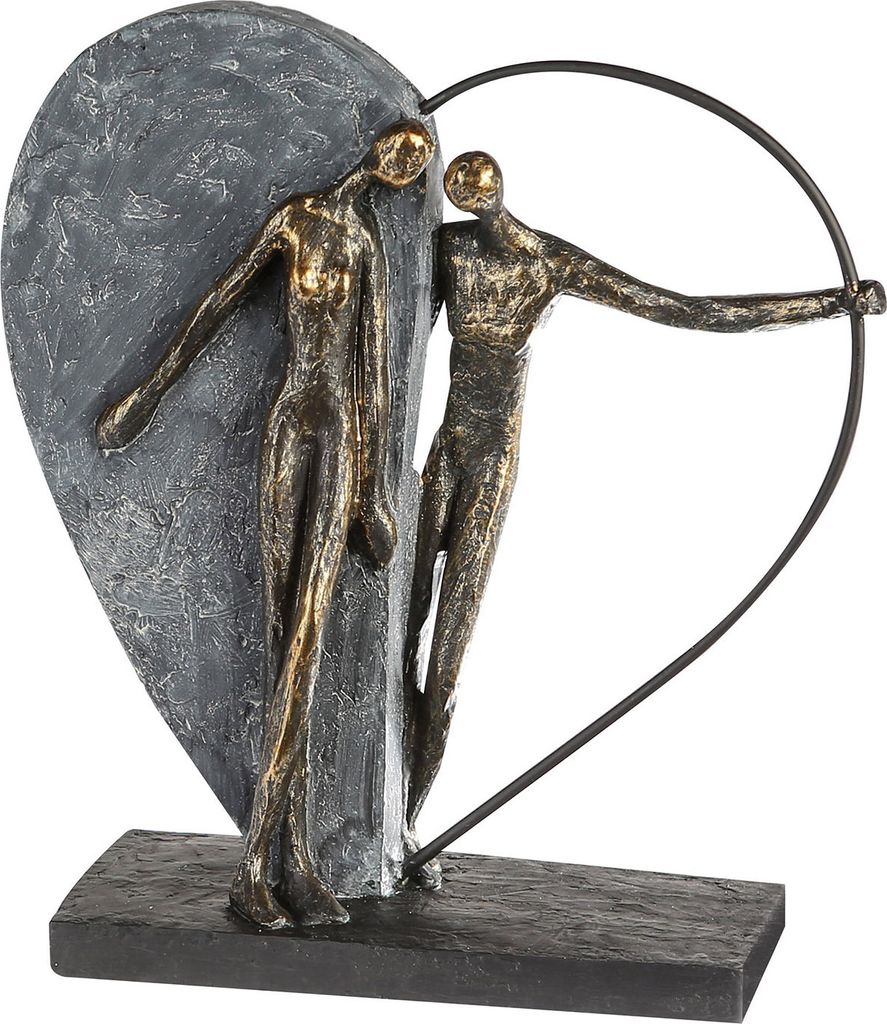 Casablanca by Gilde Dekofigur Skulptur Herzklopfen H. 31 cm,16262
