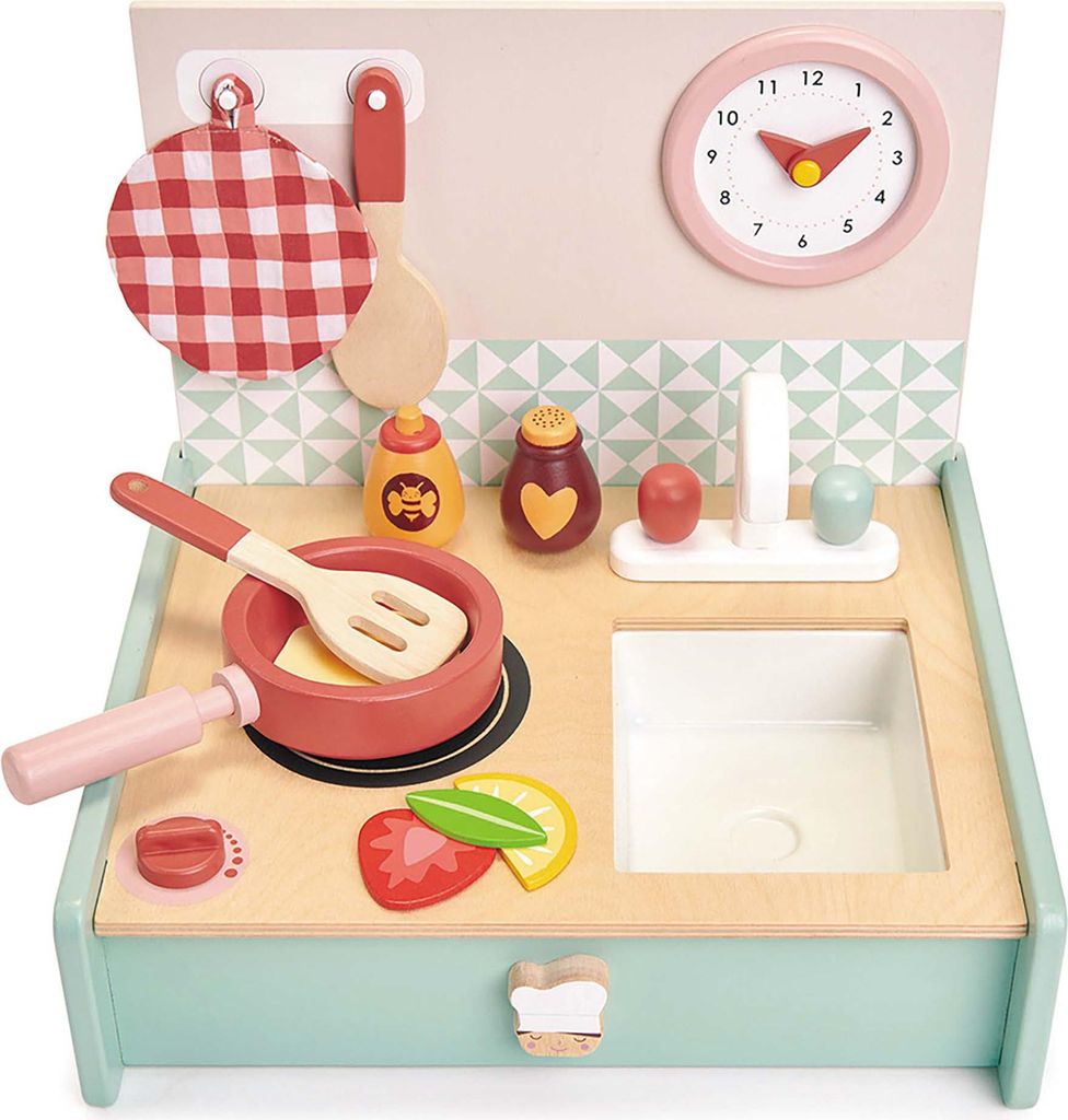 Tender Leaf Toys Kinderküche (kleine Tragbare Küche, Produktbild 