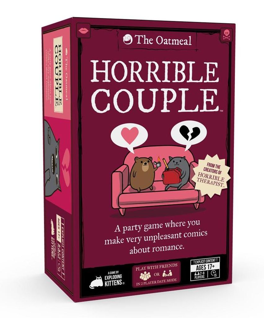 Asmodee Horrible Couple, Kartenspiel, Paarspiel, 17 Jahr(e) Produktbild 