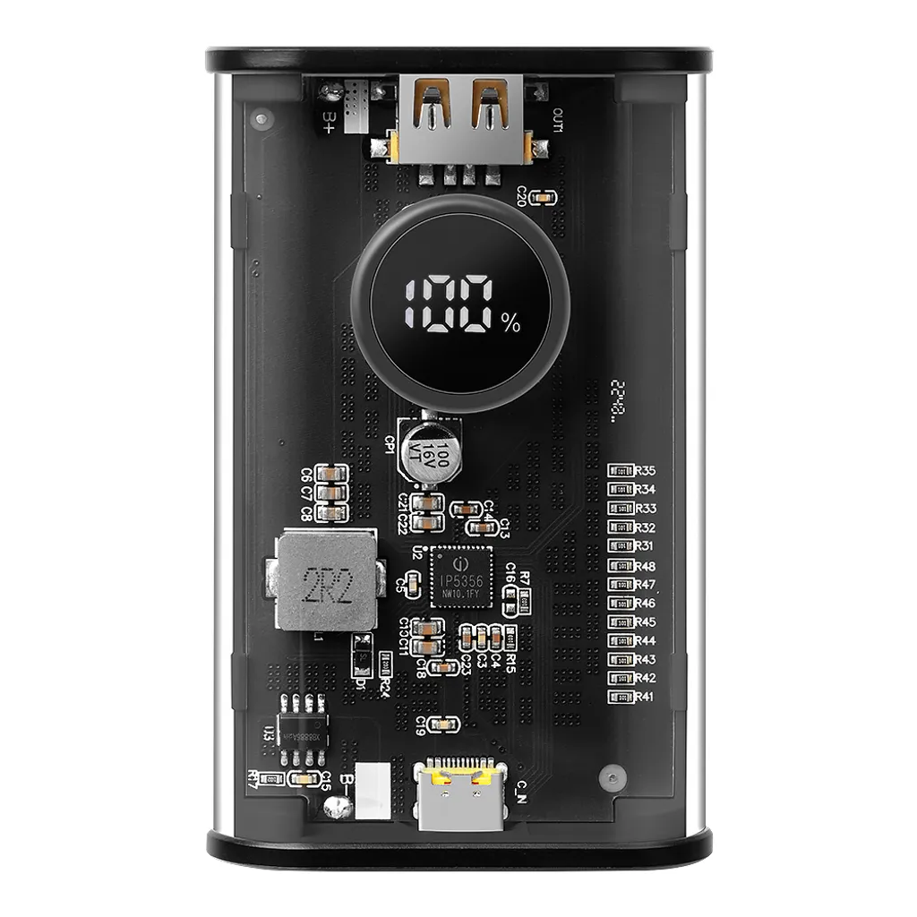 Batterie nomade 9600mAh Tactical C4 Explosive Noir haute performance