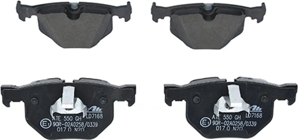 Plaquettes de frein ATE 13.0470-7168.2 pour BMW Série 7 E65