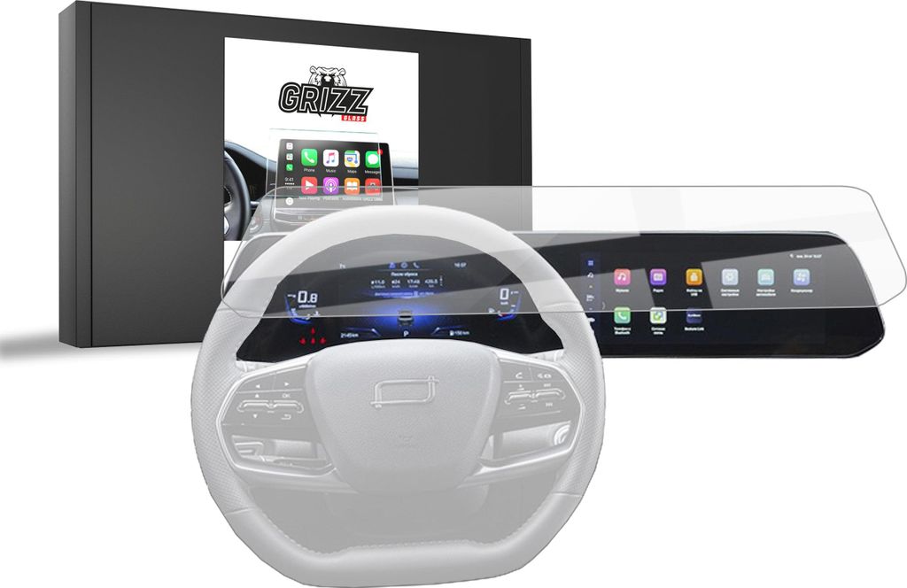 Keramische Autodisplayfolie für Bestune B70 12,3" (2025), Grizz Protector