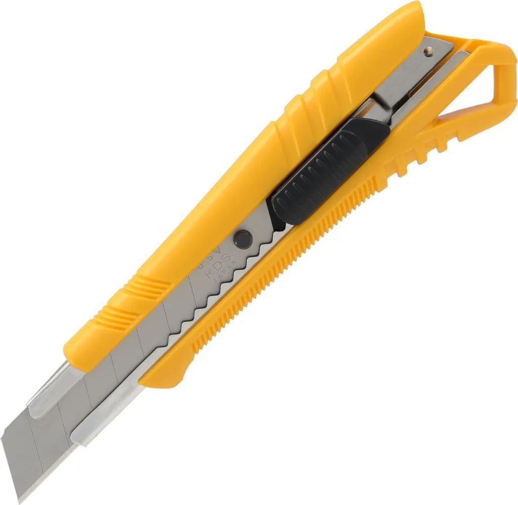 Coltello KDS L-34YE 18mm | Cutter Heavy Duty Auto-Lock Giapponese