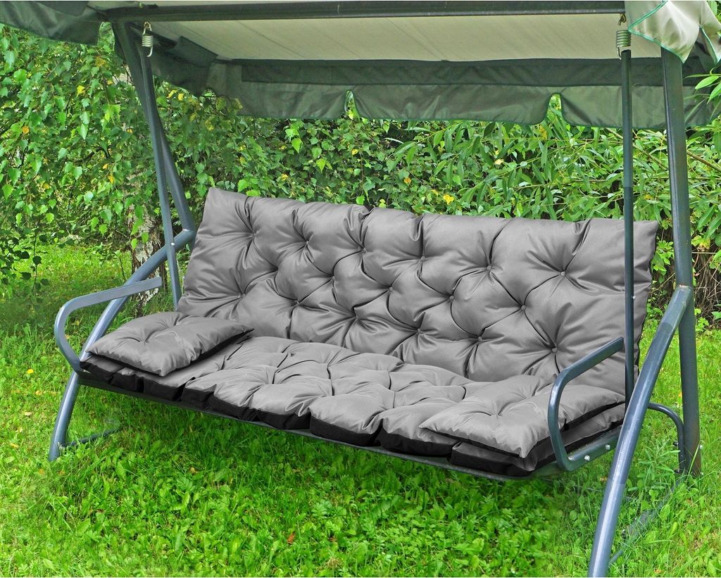 Prešívané vankúše na záhradnú lavicu Vodotesné 150x60x50 s Obrázok produktu 5