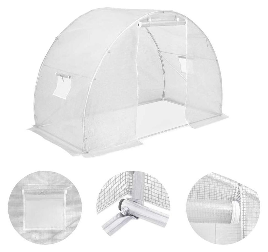 vidaXL Skleník 4,5 m² 300x150x200 cm Obrázek produktu 