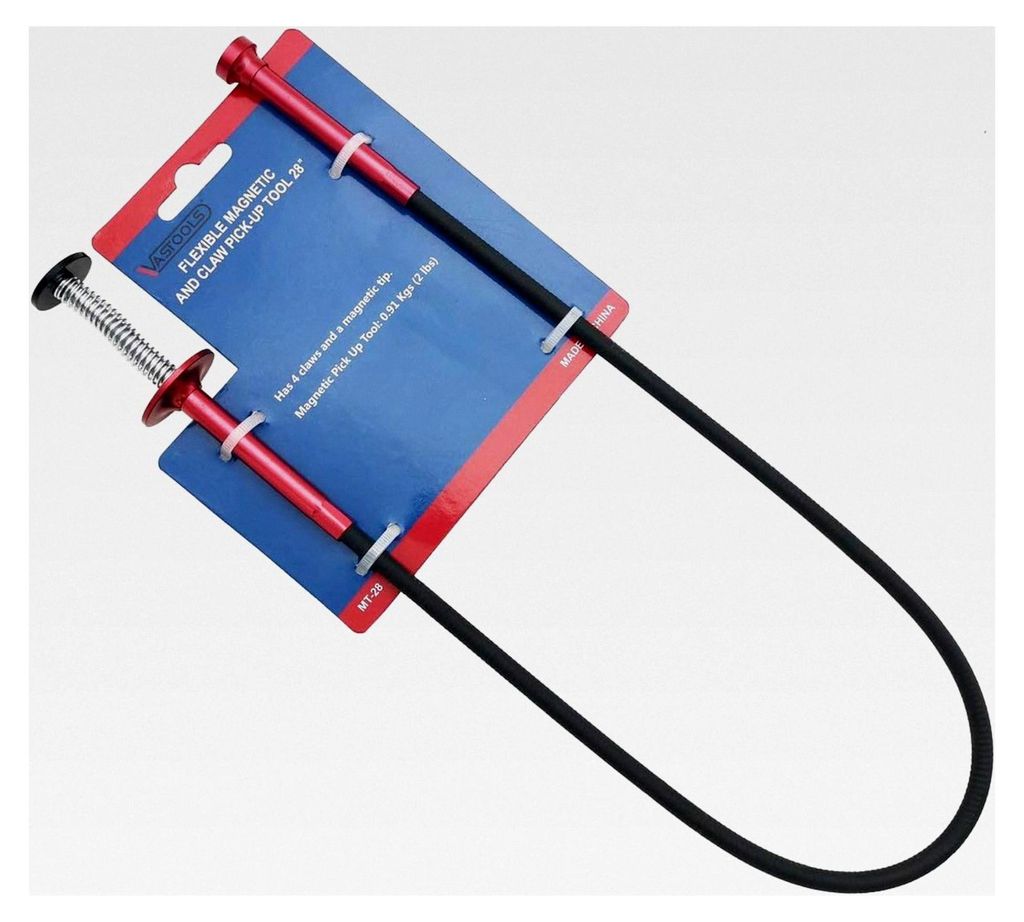 Flexibler Krallengreifer mit Magnetstab, 71 cm, 2-in-1 Biegsam Magnetheber