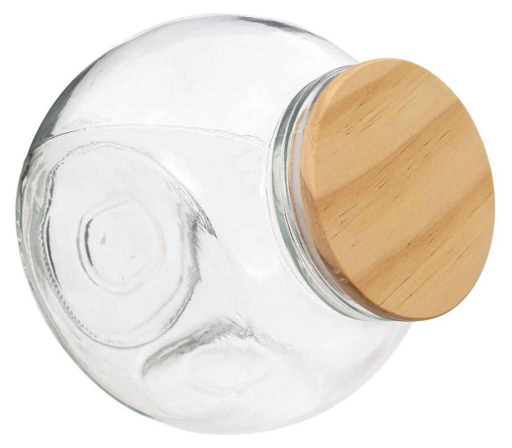 Glas bonbonglas holzdeckel 2,1l - 5 five simply smart