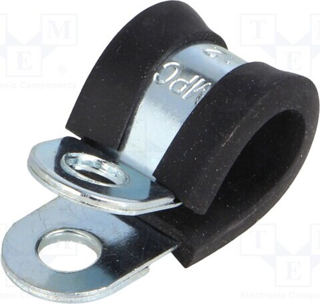 1x Schelle ØÖffn.Mont: 6,4mm W: 15mm ØBündel: 12mm W1 LKD11215 Schlauchschellen