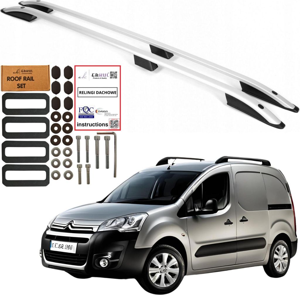 Binari del tetto PEUGEOT PARTNER / CITROEN BERLINGO II 2 da Immagine del prodotto 