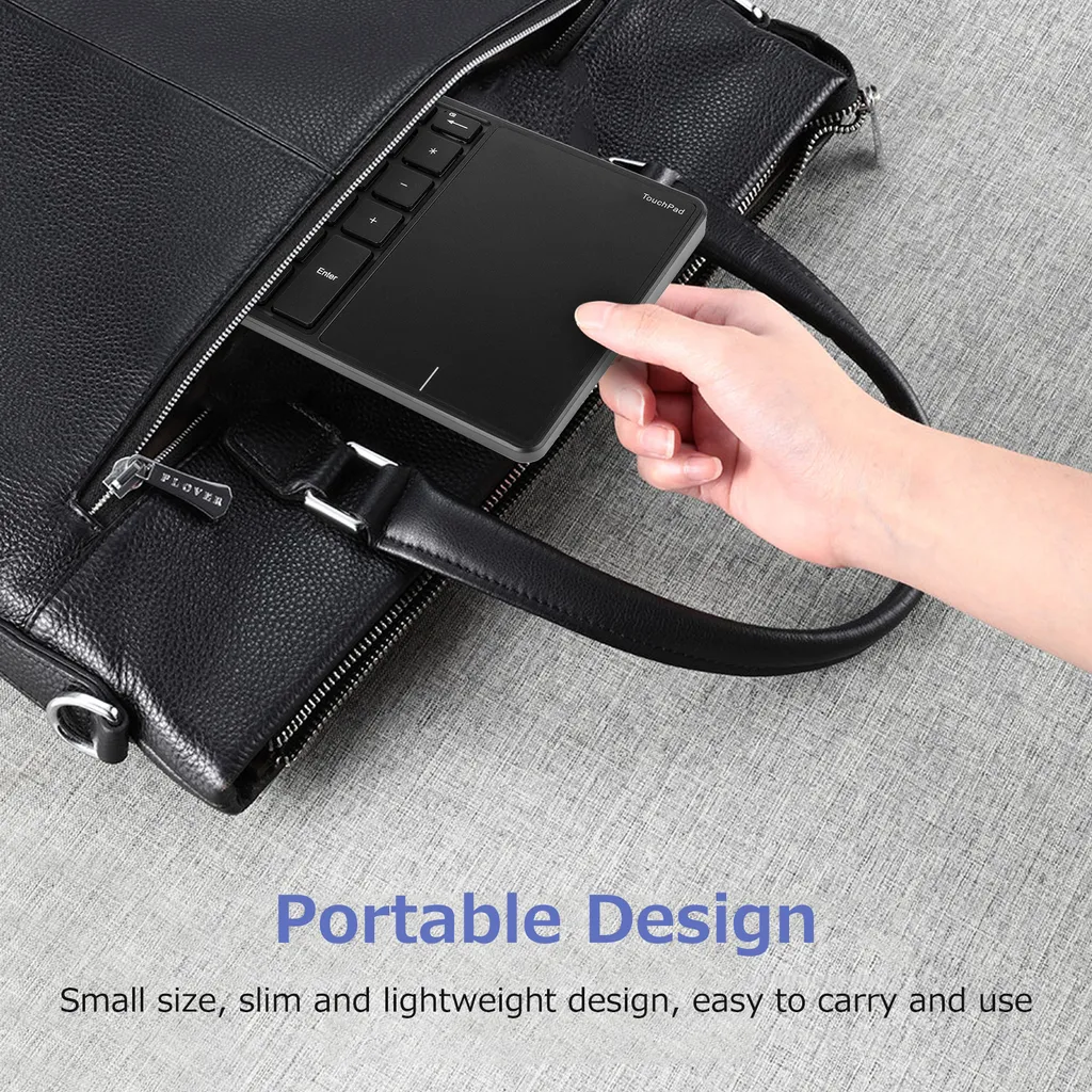 Solution saisie rapide clavier numérique sans fil touchpad pour laptop - 5