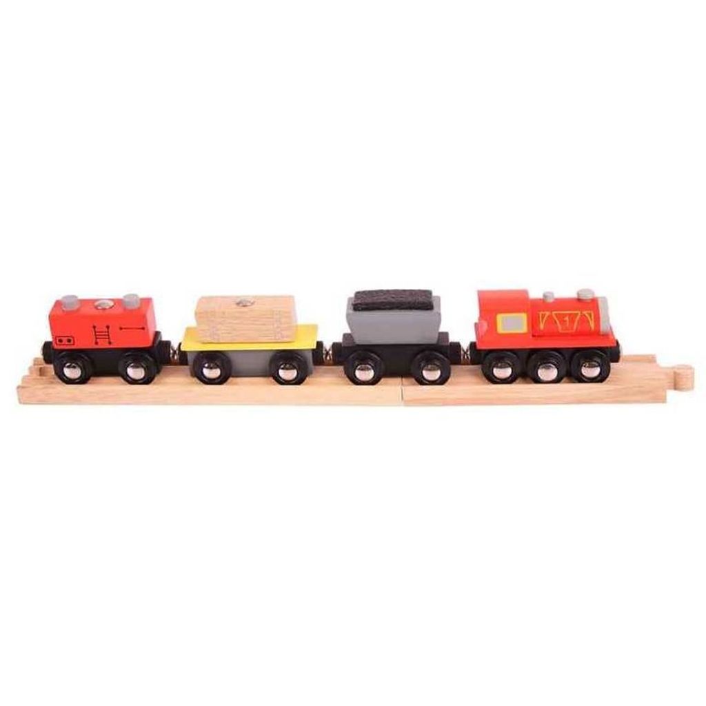 Bigjigs Rail Güterzug + Gleise Produktbild 