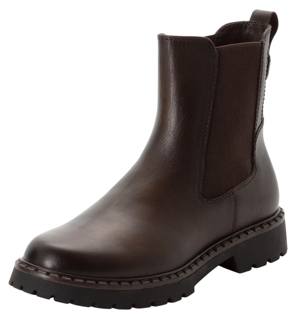Tamaris Damen Elegante Stiefelette Chelsea 1-25449-47 Braun Produktbild 