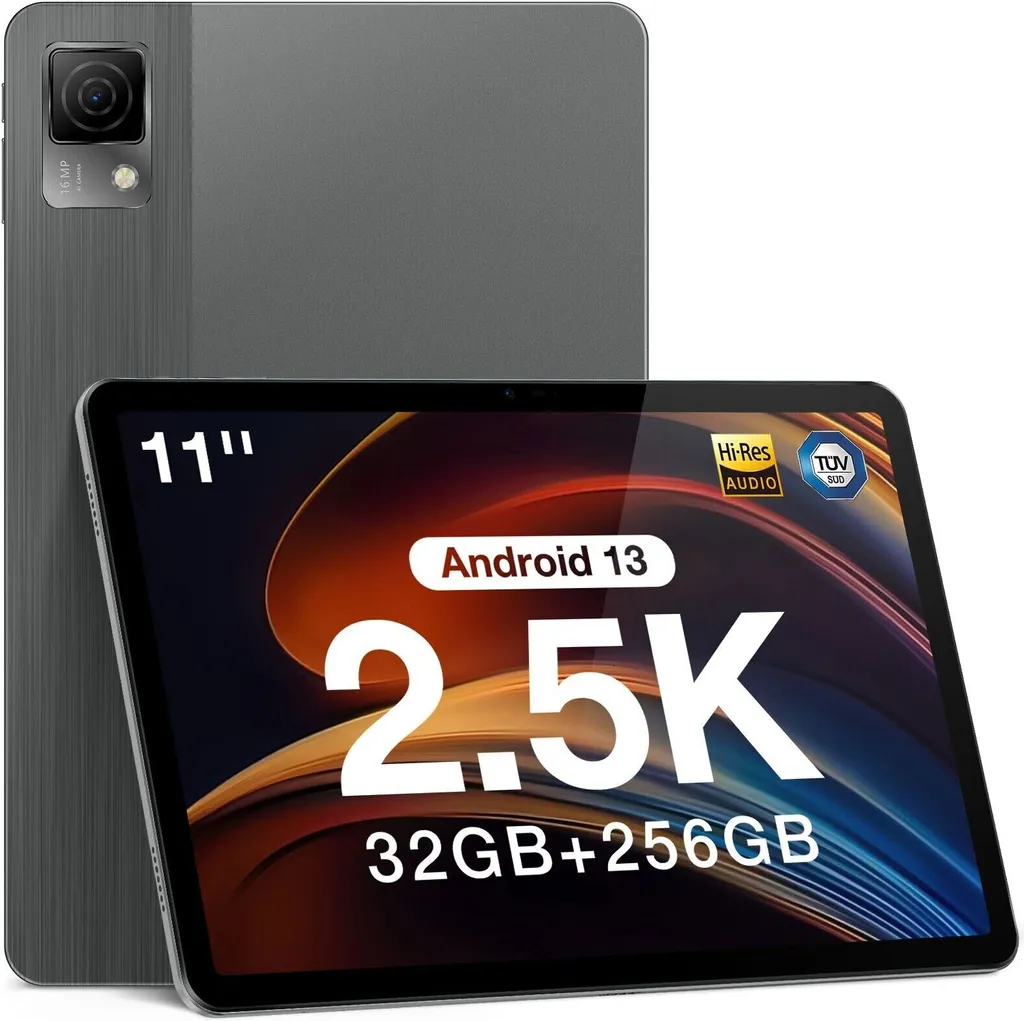 Tablette Tactile 4G Doogee T20s Écran 2K Haute Résolution 128Go - 10