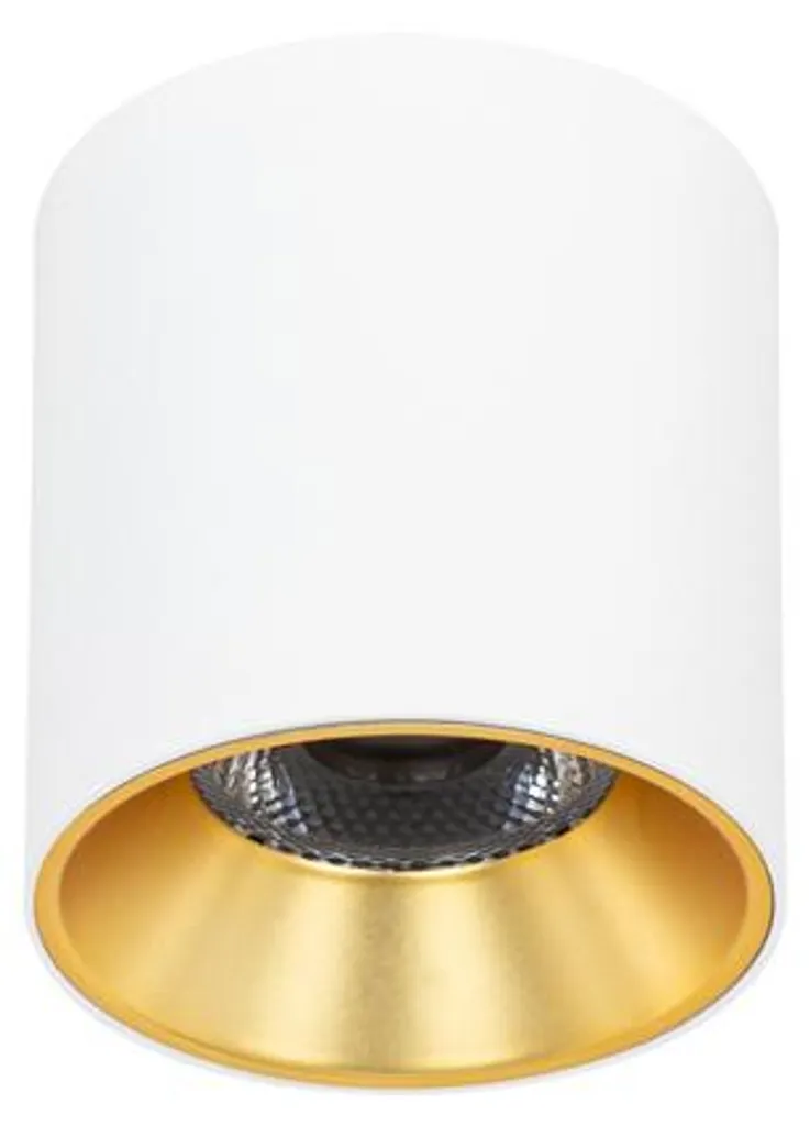 Luminaire LED 10W 3000K ALTISMA Italux Finition Blanche et Dorée