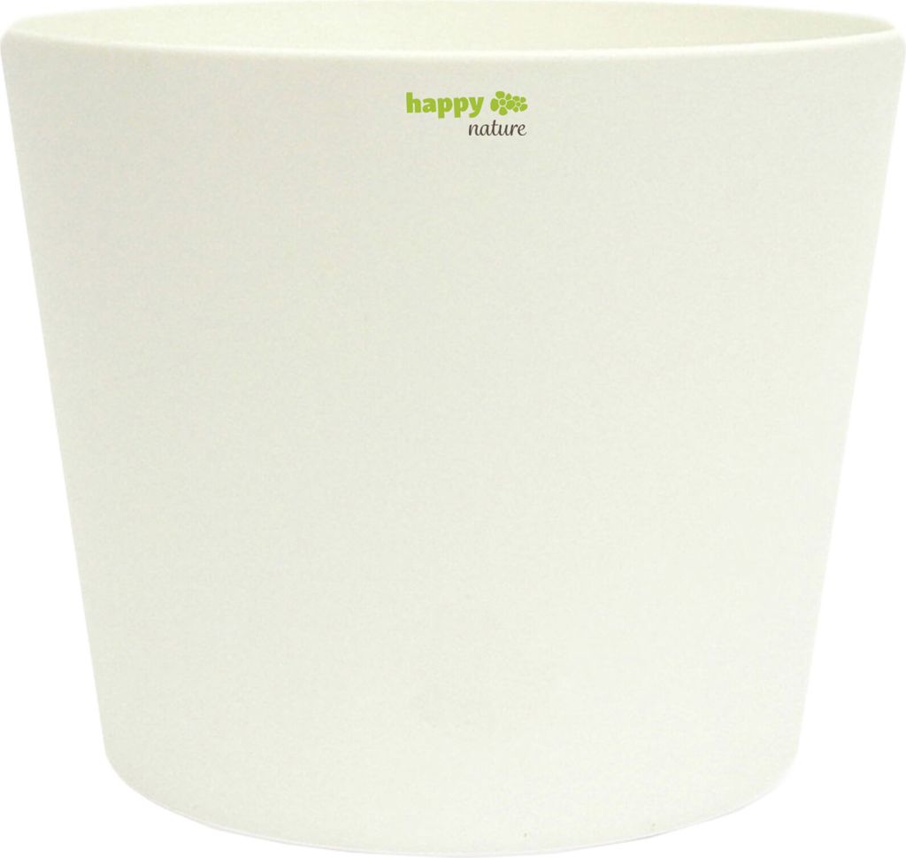 Kunststoff Blumentopf Florenz weiß Ø 14,3 cm Höhe 12,0 cm