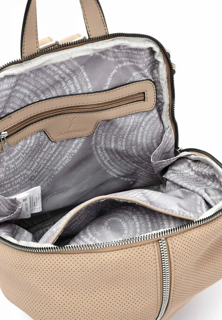 Sac à dos Romy Basic SURI FREY 8,5L Sand, le city backpack élégant - 11