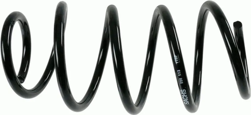 Ressort de suspension robuste SACHS 998 553 - Acier traité OE 51401SMGG14