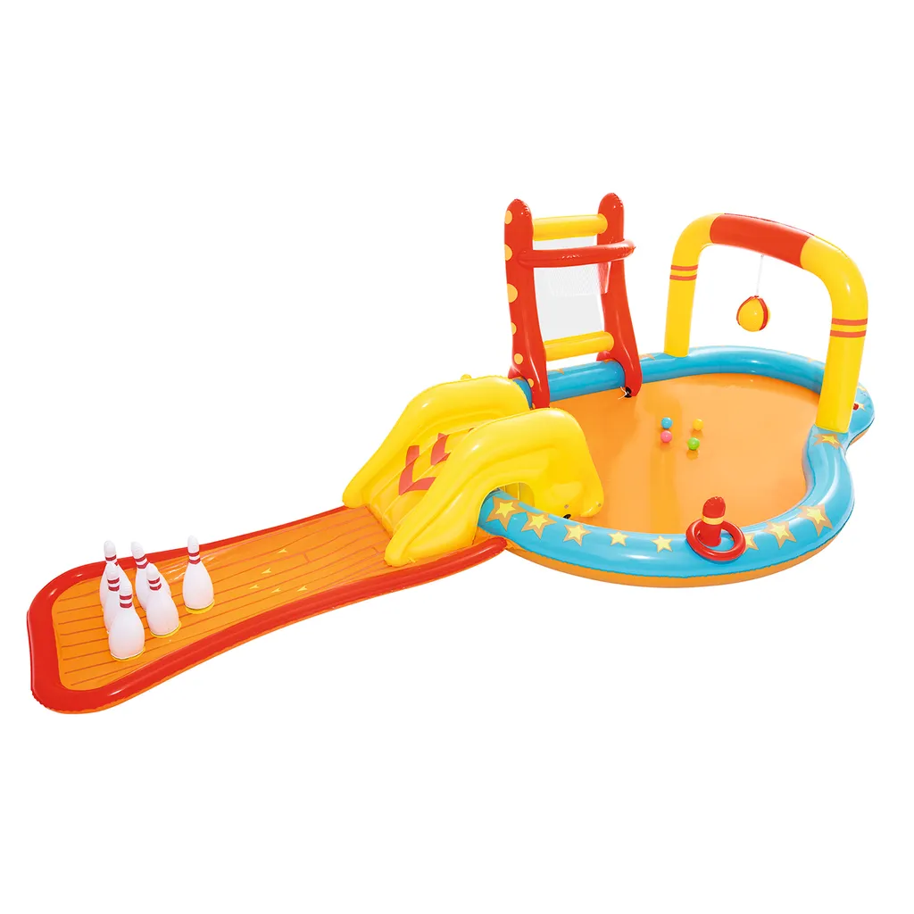 Aire de jeux aquatique 435cm Night Camp avec jet d'eau et toboggan