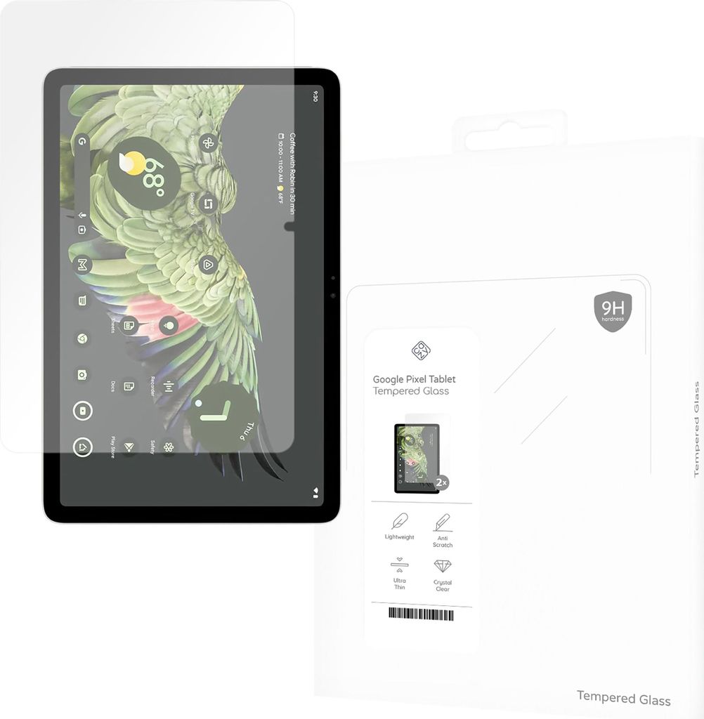 Schutzfolie Google Pixel Tablet - Panzerglas - Cazy - Transparant