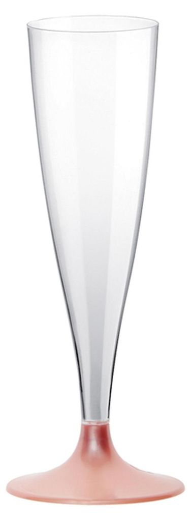 Champagnerglaser - 10x - Kunststoff - 140ml- Rosegold - Produktbild 