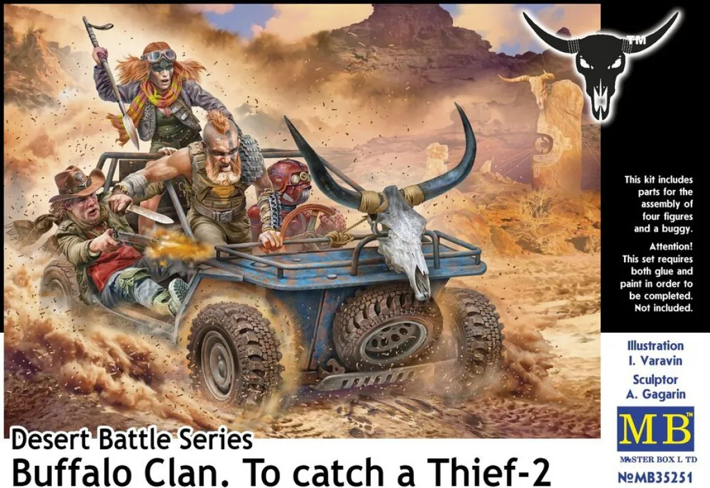 Figurine Clan des Buffles 1:35 : Réalisme et Précision pour Maquettistes