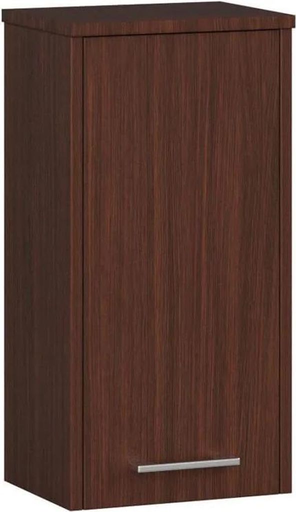 Mensola da bagno Wenge Fin W30 1D a muro con 1 porta e 2 Immagine del prodotto 