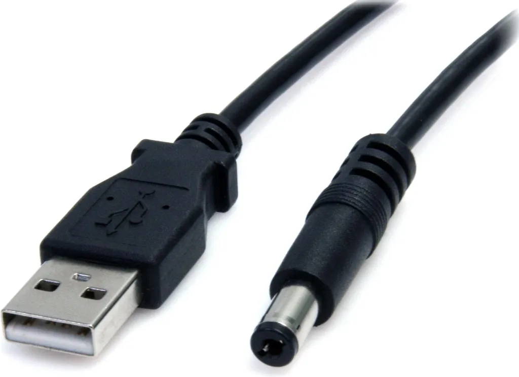 StarTech.com USB2TYPEM2M - Cavo Alimentazione USB a Jack DC 5.5mm
