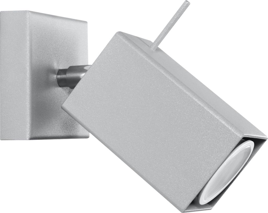 Wandleuchte MERIDA 1 grau 1xGU10 10W Stahl 8x16x8cm Sollux Produktbild 