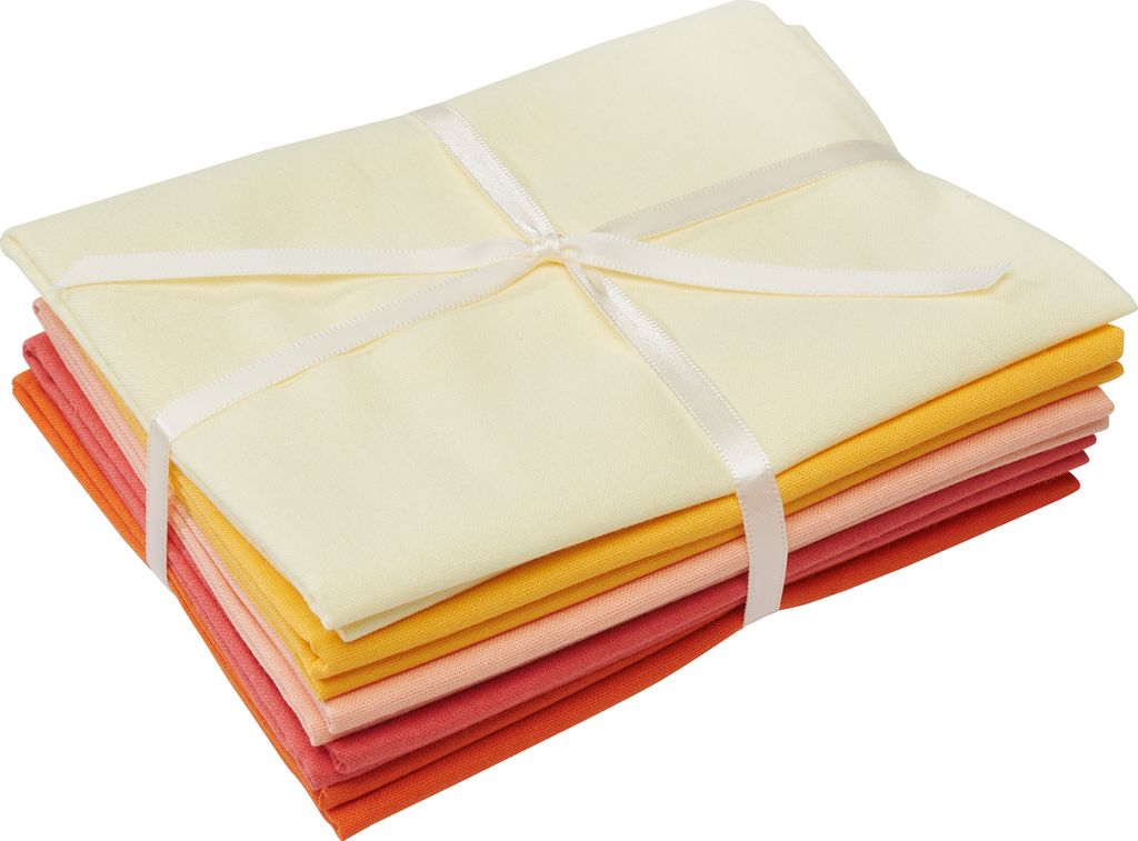 Stoffpaket Patchy Uni "Gelb-Orange", 5 Zuschnitte à 45 x Produktbild 