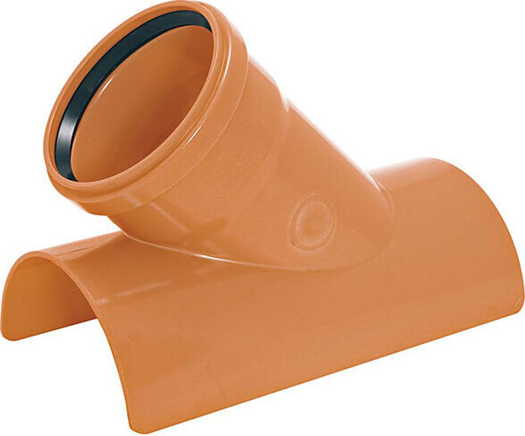 ramo adesivo airfit a 45 gradi, DN 200/160 in PVC-U Immagine del prodotto 