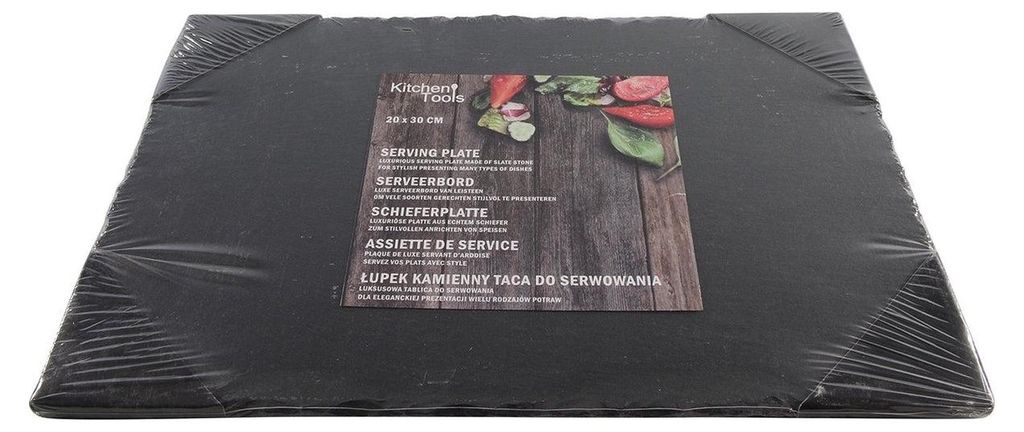 Küchenhelfer Servierbrett Schiefer 20x30cm
