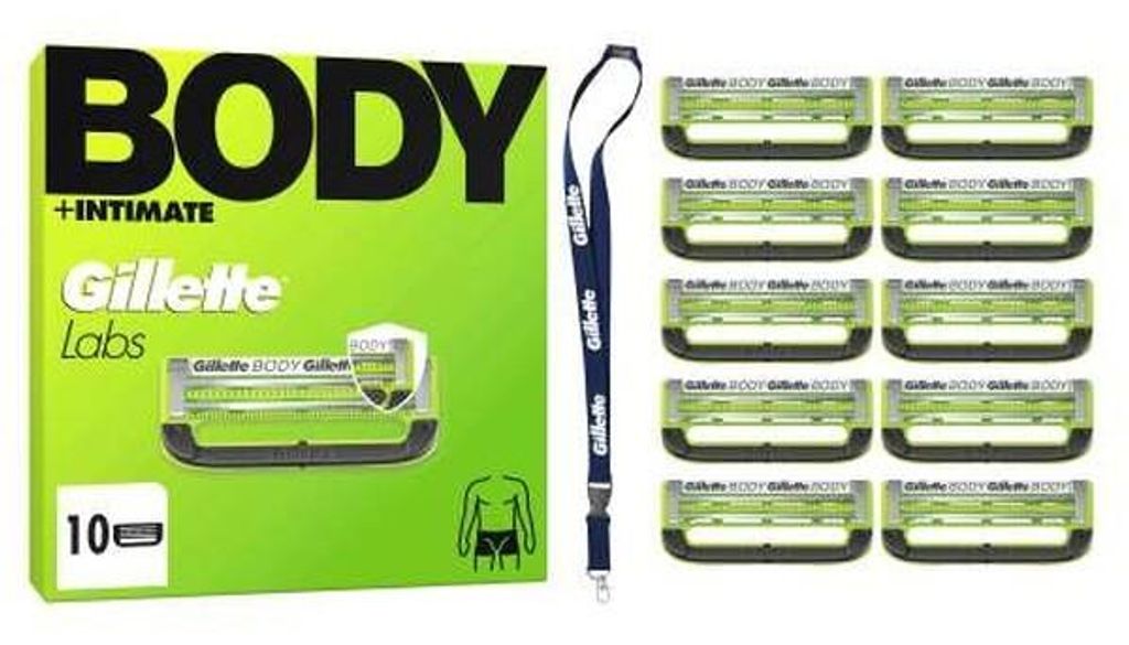 Gillette Labs Body + Intimate Systemklingen Produktbild 